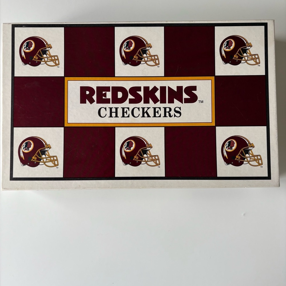 Washington Redskins NFL Checkers Redskins Vs Cowboys Vintage 1993 COMPLETE